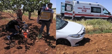 Şanlıurfa’da lastiğin patlaması kaza getirdi! 1 ağır yaralı
