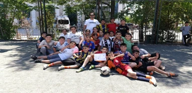 Haliliye’de öğrenciler arası futbol turnuvası renkli geçti