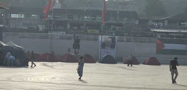 Şanlıurfa'da kentin göbeğine çadır kurdular... Sabaha kadar nöbet tutulacak