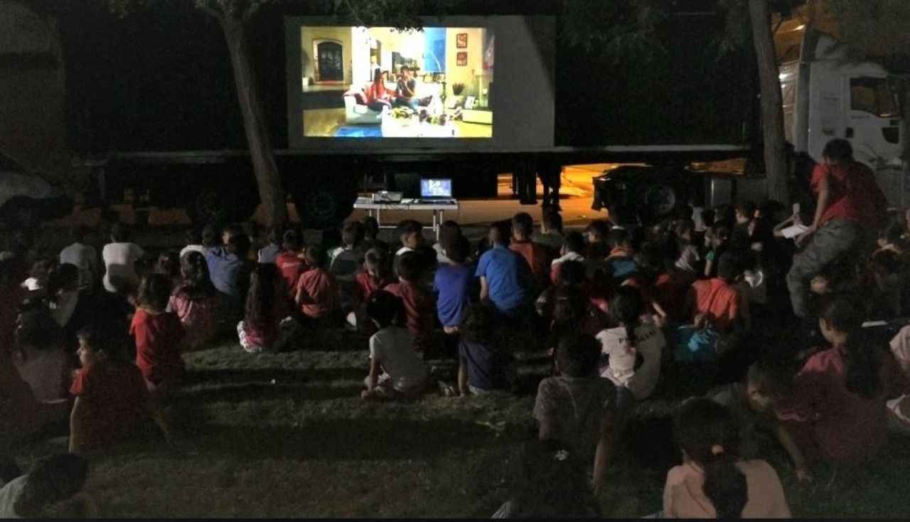 Büyükşehir’den çocuklara özel ‘açık hava sineması’ etkinliği