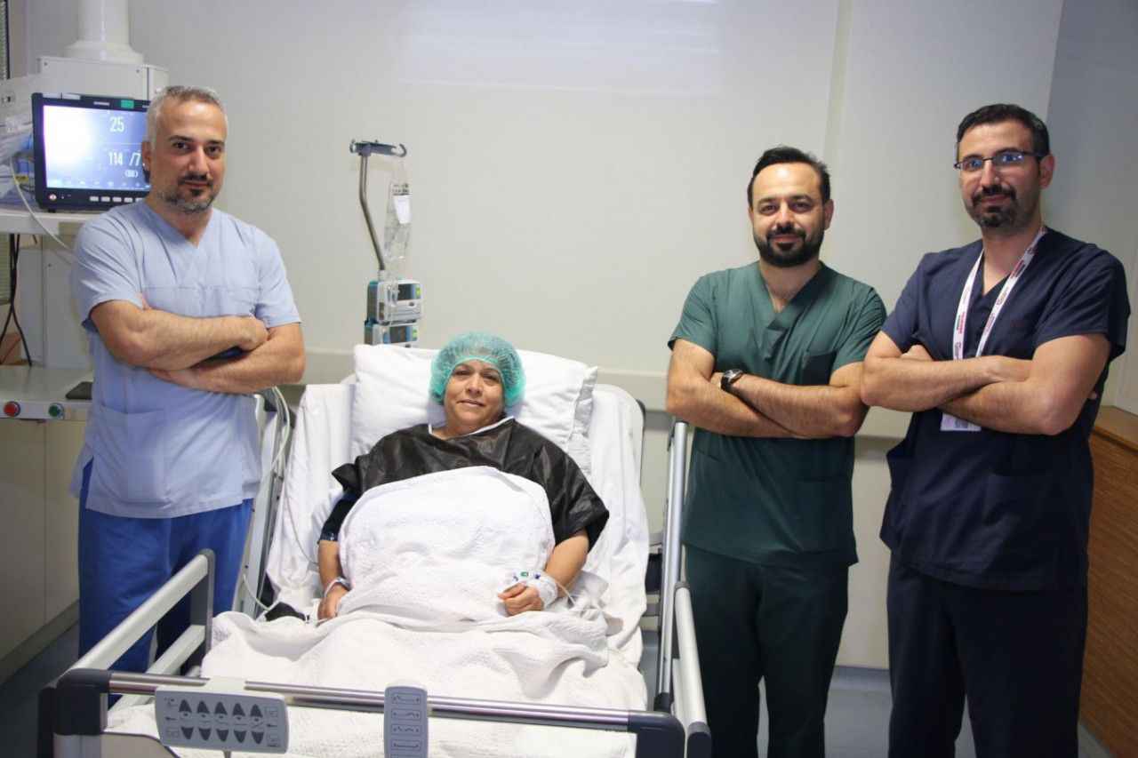Urfa’daki hastanede kireç temizleme cihazı ile anjiyo yapıldı