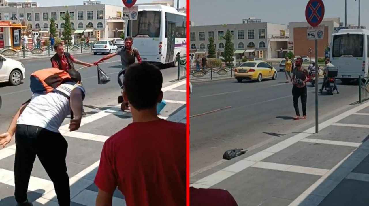 Suriyeli genç sokakta dehşet saçtı!