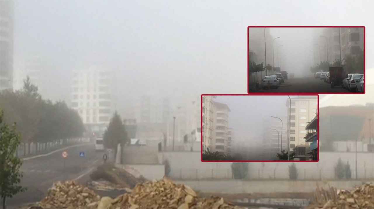 Urfa’da sabah saatlerinde yoğun sis etkili oldu