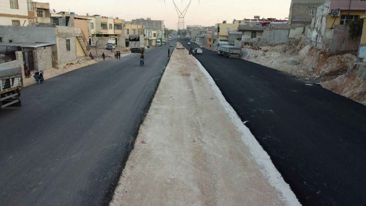 Eyyübiye’deki mahallede asfalt çalışmaları tamamlandı