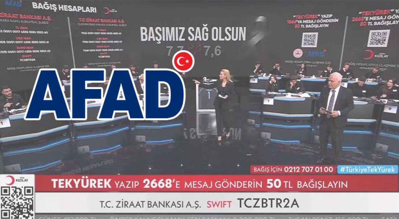 AFAD'dan kampanyaya destek verenlere teşekkür