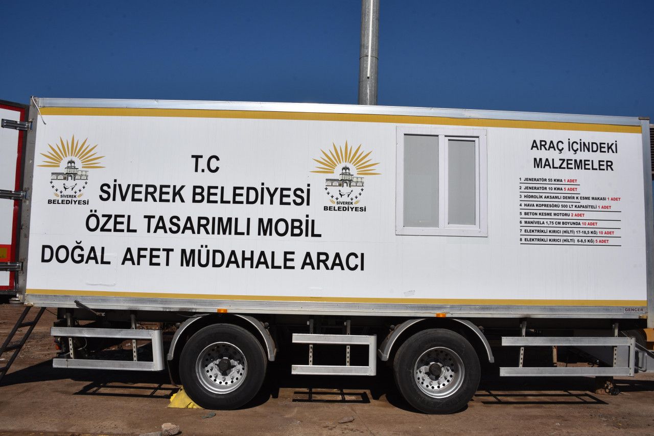 Siverek Belediyesi, Türkiye'de ilk "Doğal Afet Müdahale Aracı"nı filosuna kattı