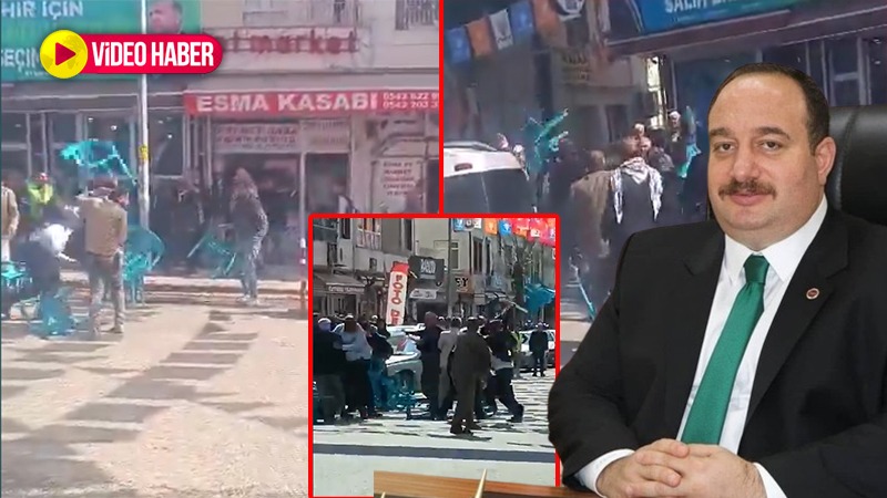 Sandalyeler havada uçuşmuştu!  AK Parti’nin seçim ofisi önündeki kavgayla ilgili flaş açıklama