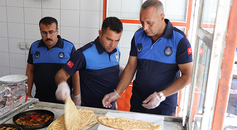 Haliliye'de zabıta fırın denetimlerini sürdürüyor