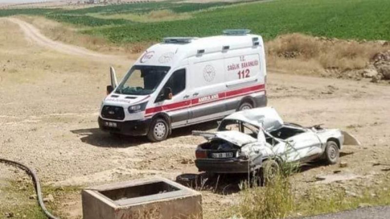 Suruç-Akçakale yolunda otomobil takla attı: 1 ölü