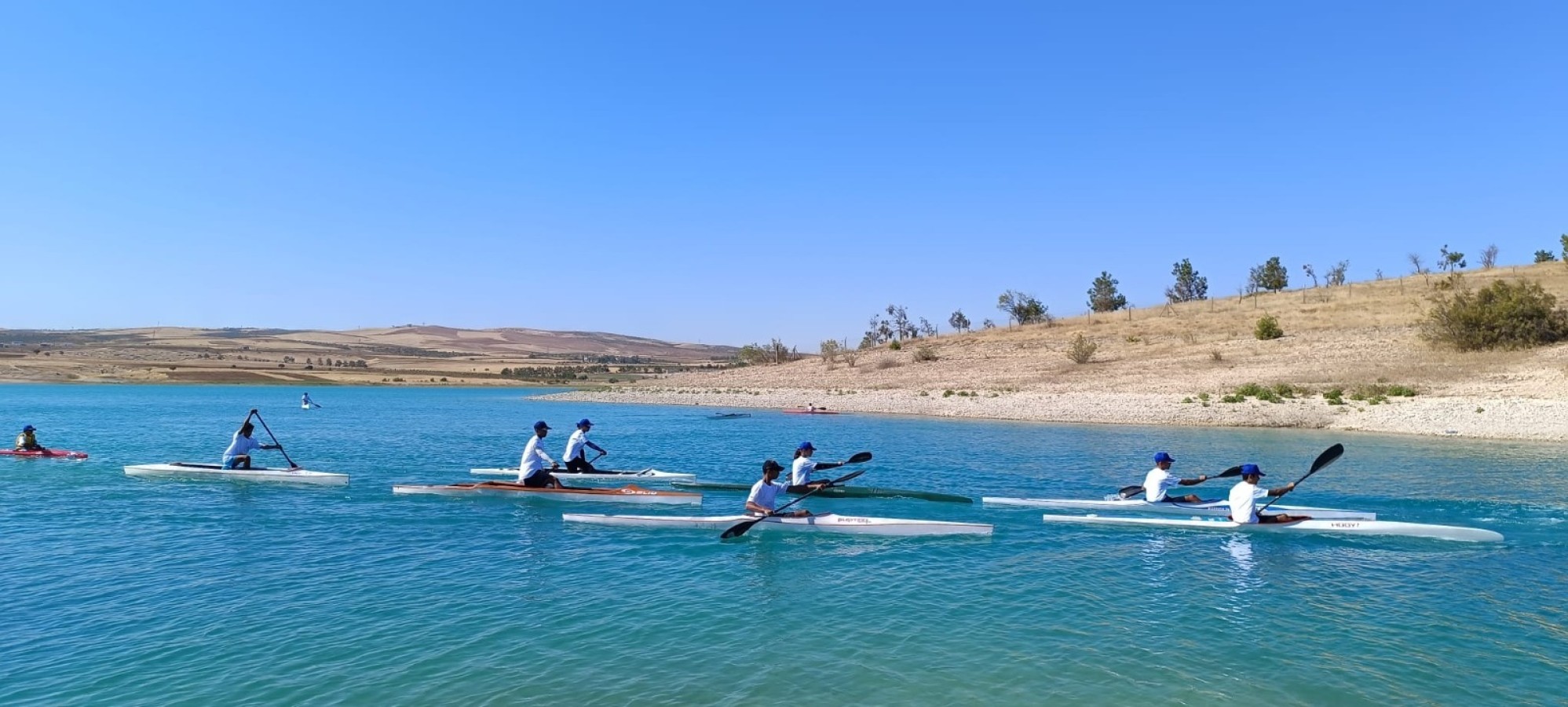 Urfa’da kano yarışması düzenlendi