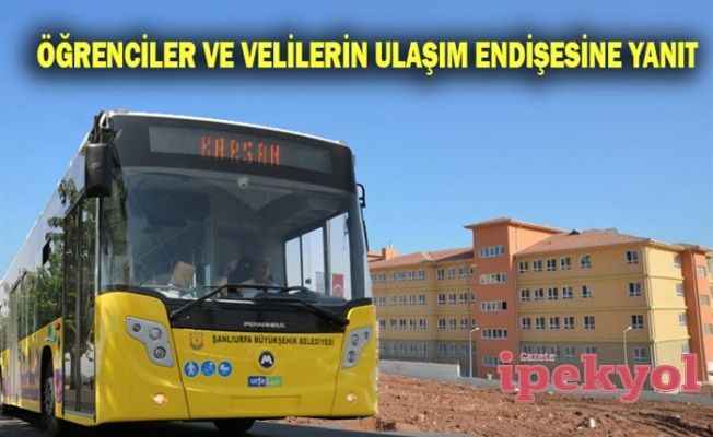 Yeni kampüs okullar için otobüs hattı açıldı!
