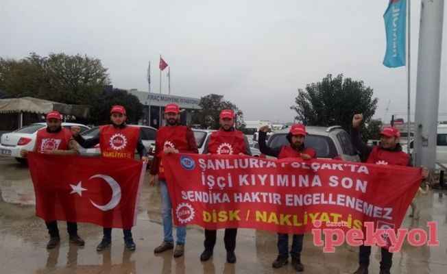 Urfa'da TÜVTÜRK işçileri 29 gündür eylemde