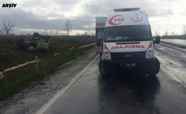 Urfa'da yağmur kaza getirdi! 4 yaralı