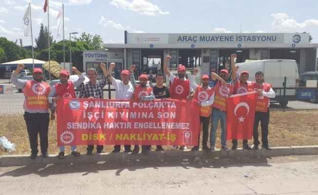 Adana'dan geldiler! Eylem yapan işçilere destek