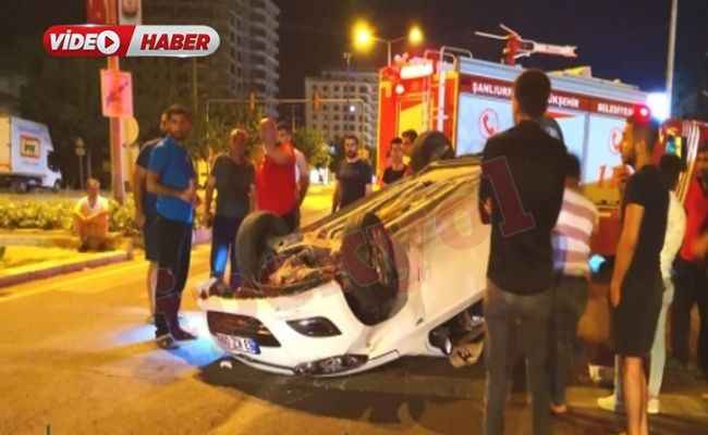 Şanlıurfa'da trafik kazası! Metrelerce sürüklendi