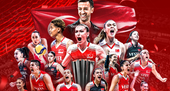 Türkiye Kadın Milli Voleybol Takımı, Türkiye'nin spordaki başarısını dünyaya göstermeye devam ediyor