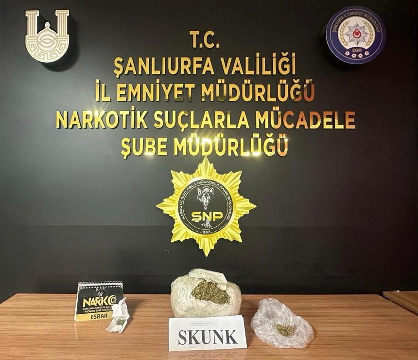 Urfa’da emniyetten narkotik çalışması