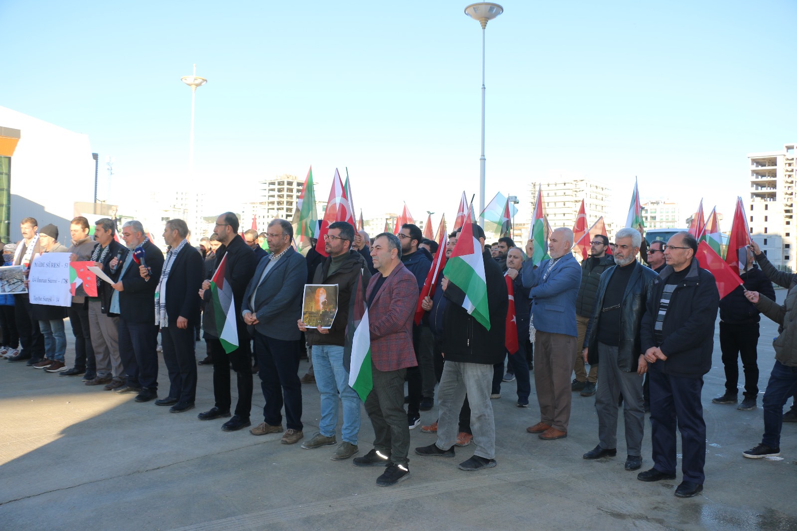 Şanlıurfa’da mimarlar ve mühendislerden Filistin'e destek
