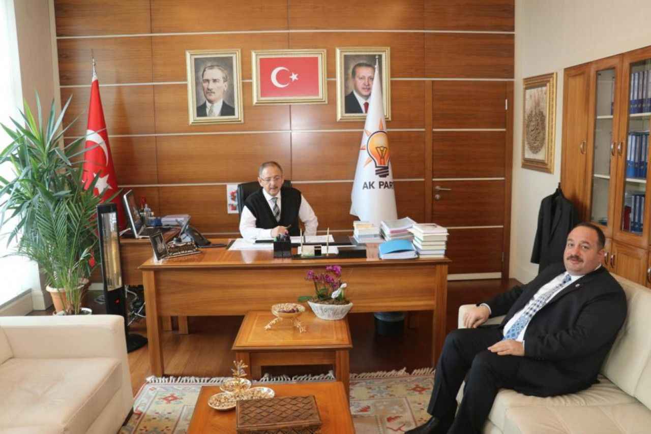 Başkan Ekinci, Özhaseki'yi ziyaret etti