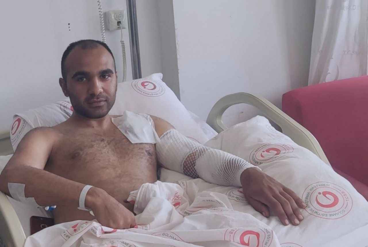 Pençe-Kilit Operasyonu'nda yaralanan Urfalı askerin tedavisi sürüyor