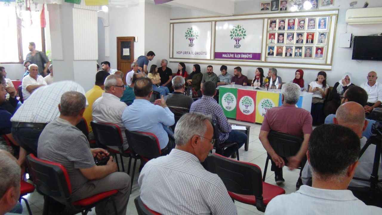 HDP Şanlıurfa teşkilatından ‘Kobani’ nöbeti