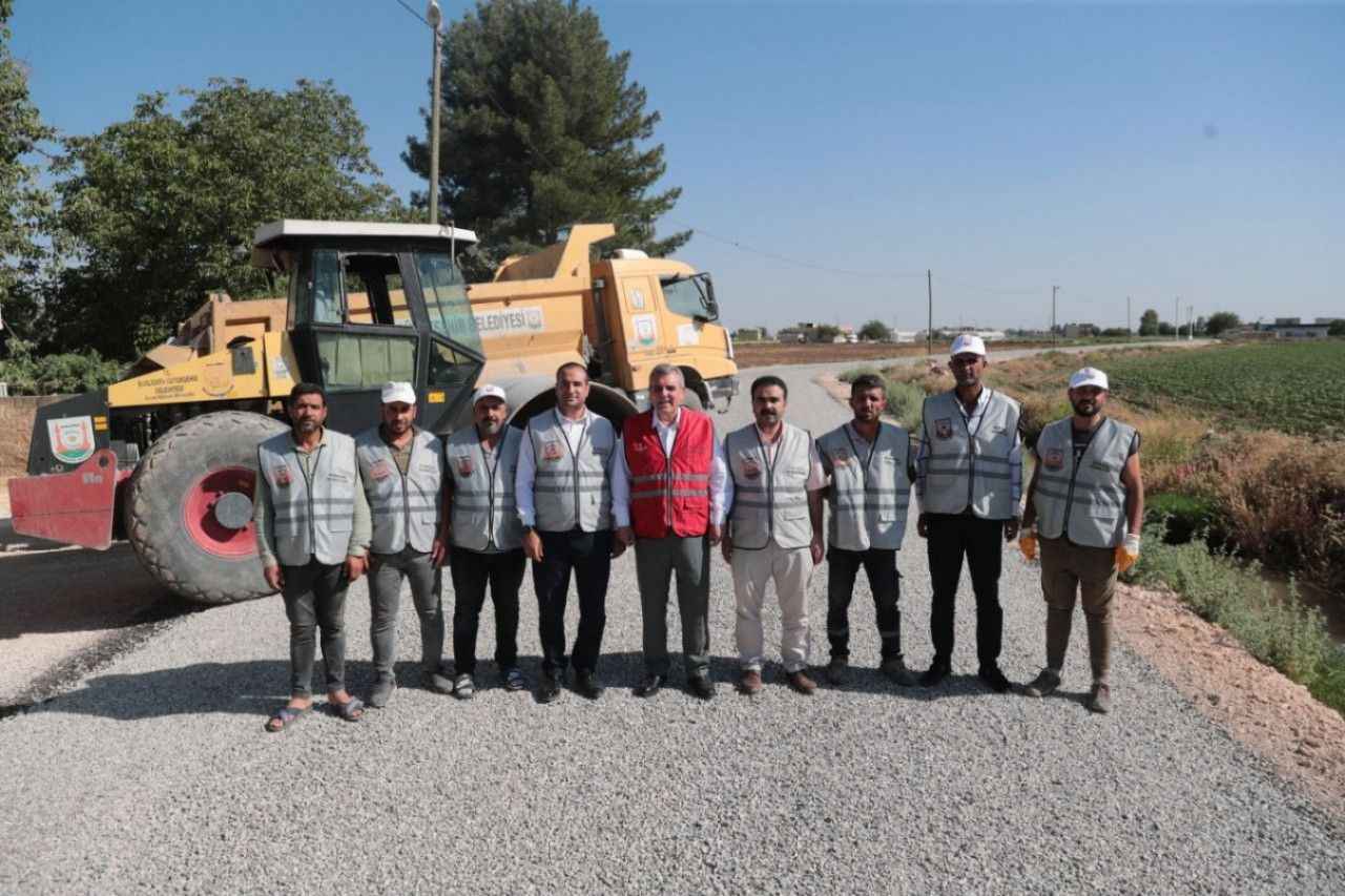 Başkan Beyazgül, Eyyübiye’de devam eden asfalt çalışmalarını inceledi