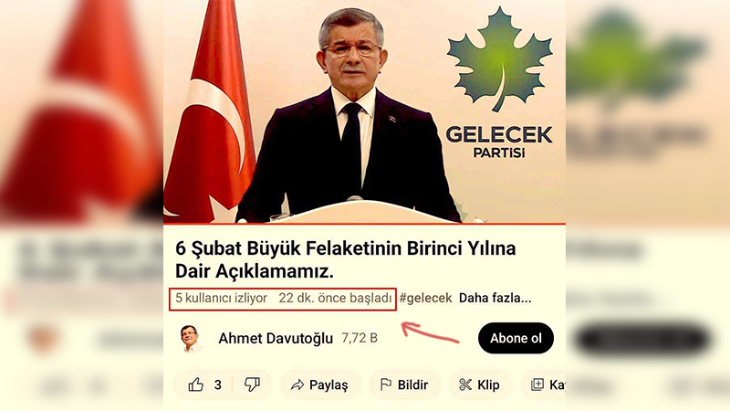 Ahmet Davutoğlu'nun Youtube ile imtihanı! 10 vekile 5 izlenme: Akıllara "Züğürt Ağa" geldi