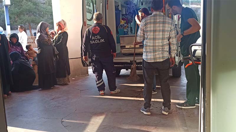 Urfa’da akıma kapılan işçinin ambulansta kalbi durdu