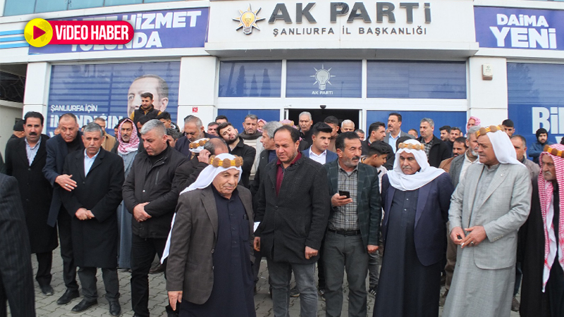 AK Parti İl Başkanlığı önünde eylem! Akçakale'de kulislere yansıyan isme itiraz var