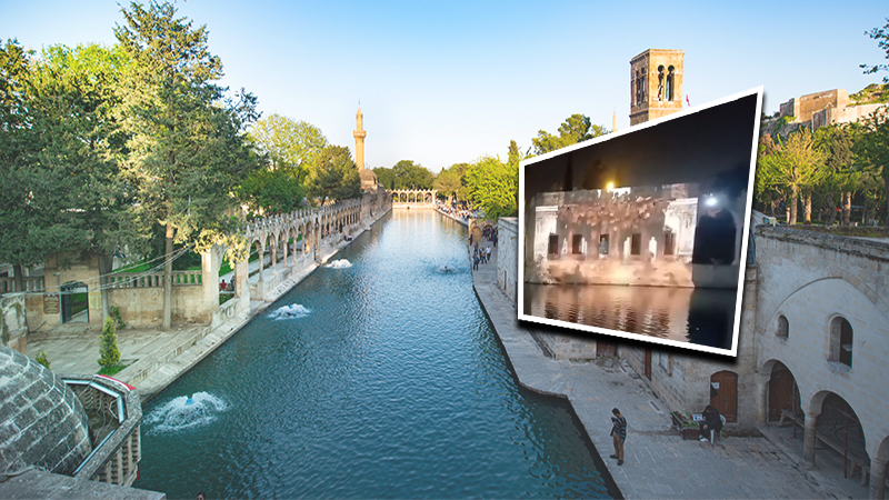 Şanlıurfa’da görenlerin yürekleri ağza geldi! Balıklıgöl yıkılıyor sandılar
