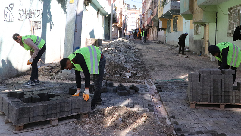 Haliliye'de sokaklar konforlu hale geliyor