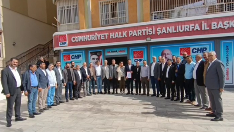 CHP Urfa yönetimi rengini belli etti