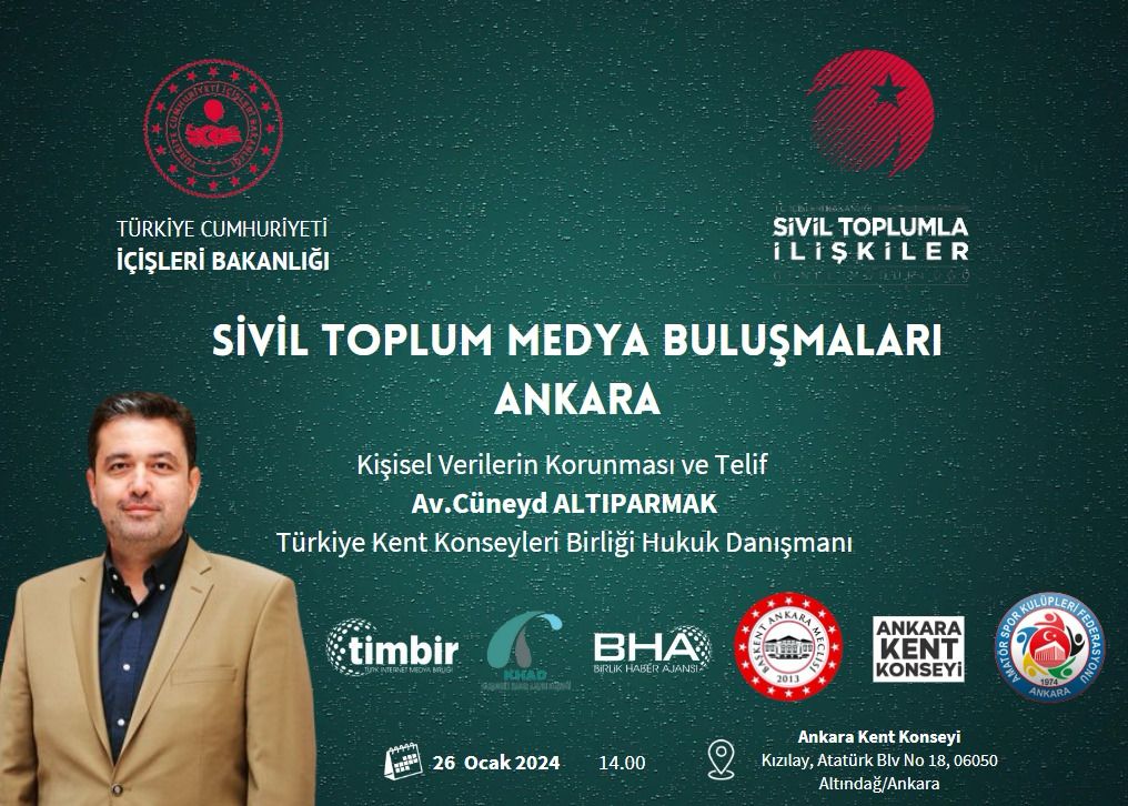 Sivil toplum ve medya ilişkileri Ankara’da konuşulacak!