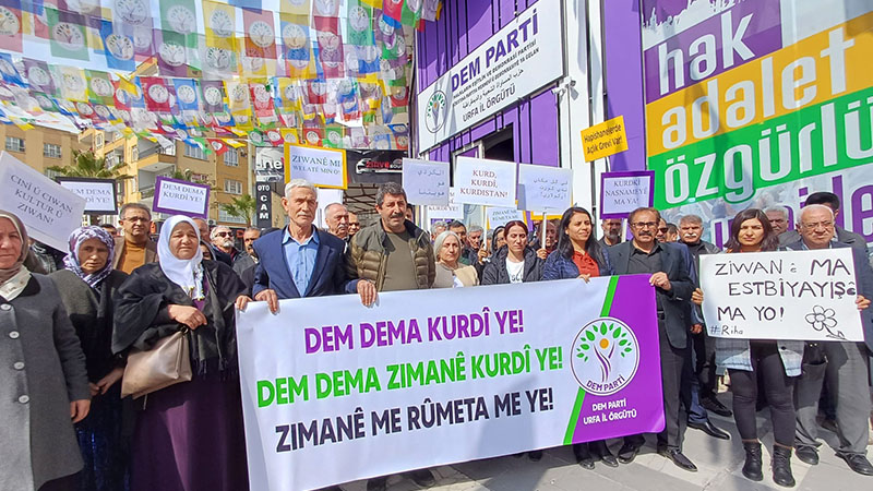 DEM Urfa İl Örgütü’nden Kürtçe ‘Anadil’ açıklaması: “Kürtçe dili özgür ve açık olmalı”