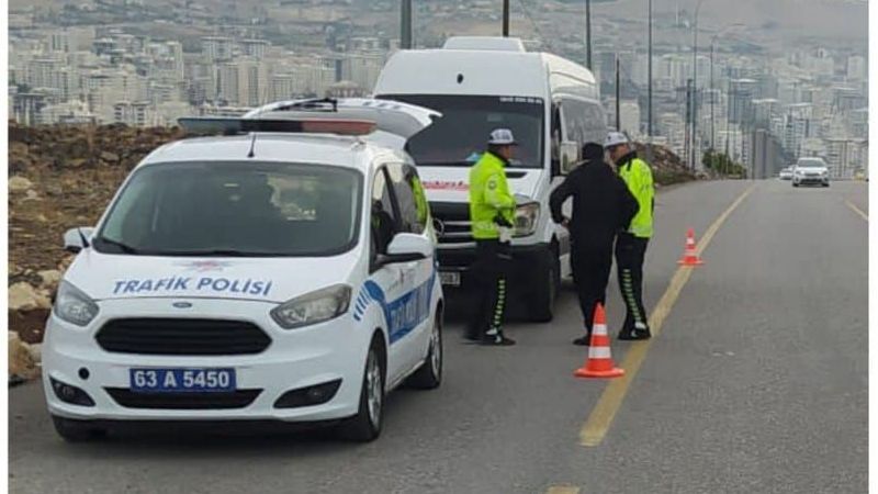 Urfa'nın 15 günlük trafik denetim tablosu!