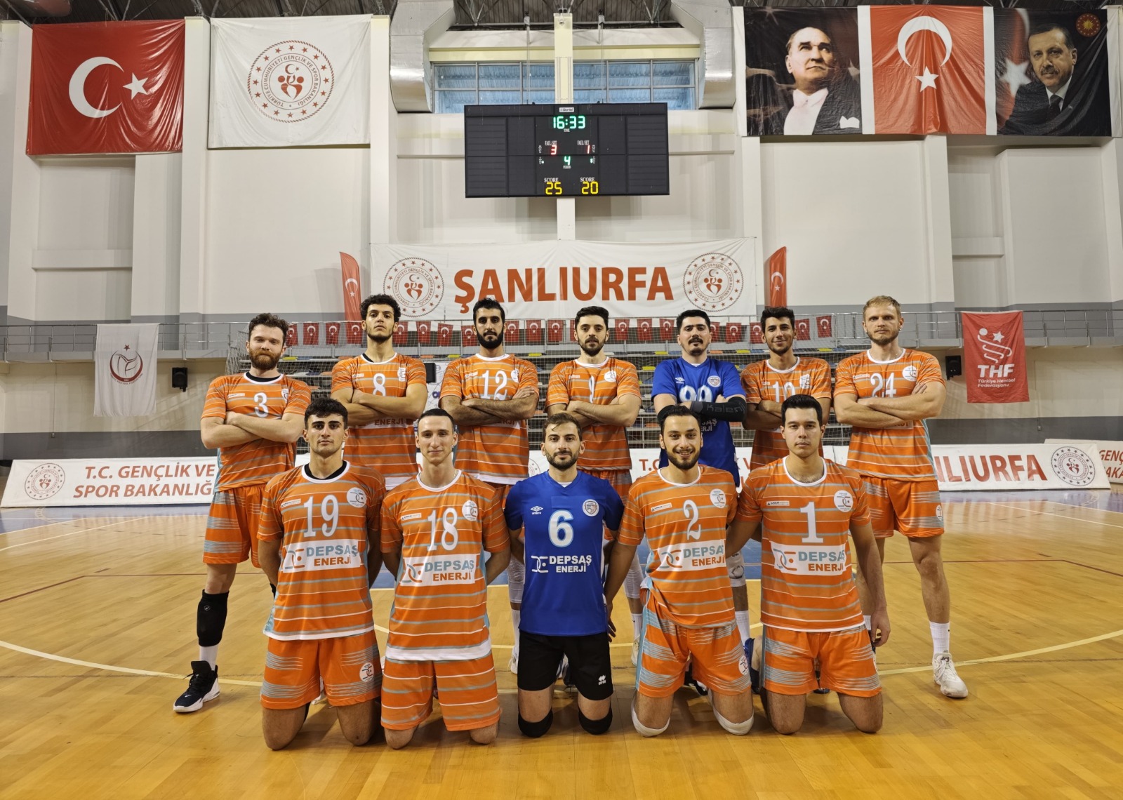 Depsaş Enerji voleybol takımı zirve yarışını sürdürüyor