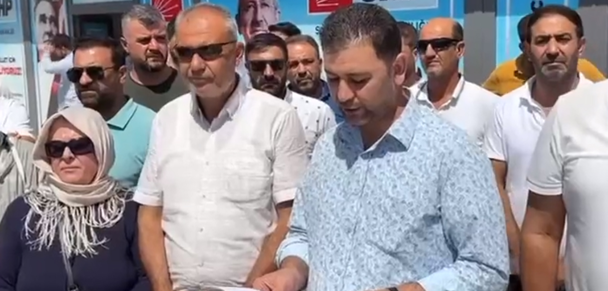 CHP'lilerden Urfa'da delege seçimlerinin yapılmamasına tepki!