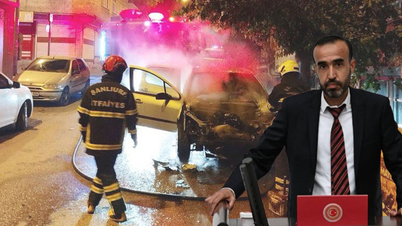 Şanlıurfa'da gece yarısı araçlar kundaklandı! Konu Meclis gündemine taşındı