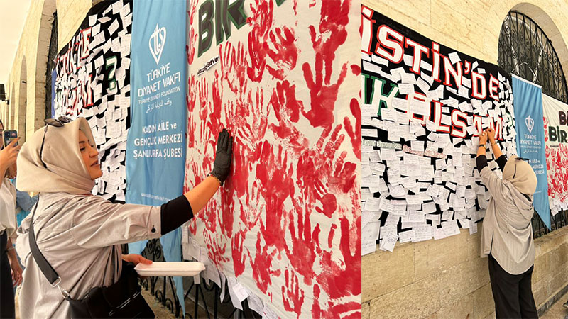 Şanlıurfa’dan Gazze’ye sessiz destek