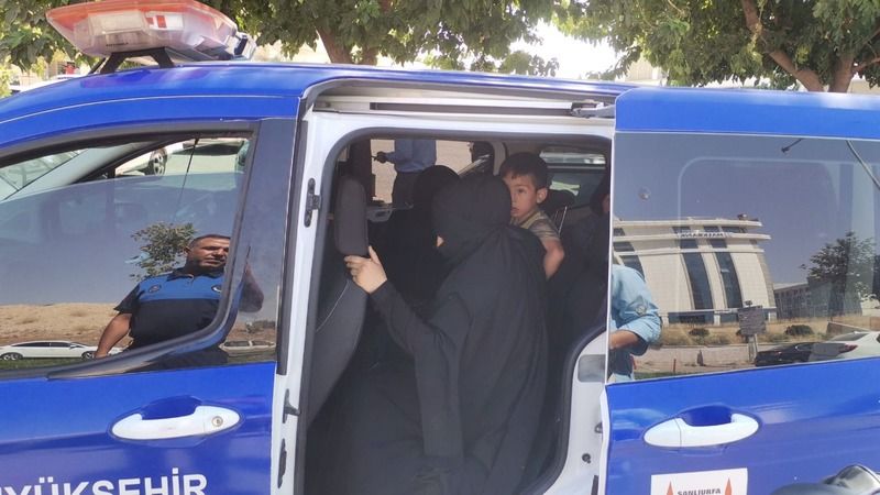 Urfa’da polis ve zabıtadan dilenci denetimi