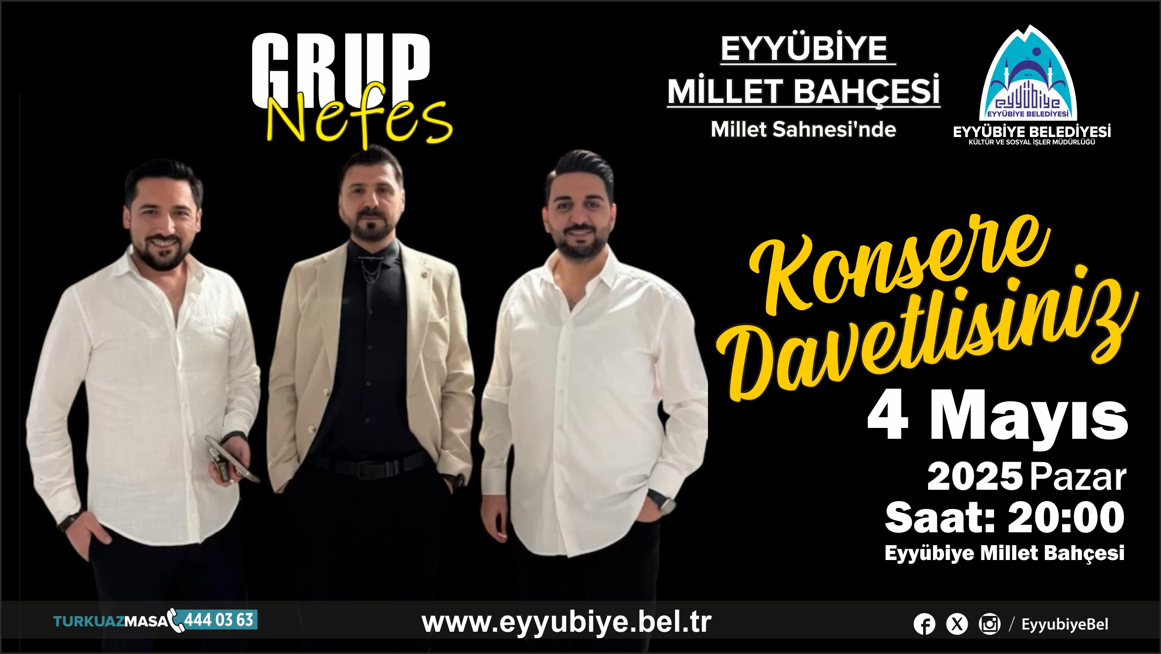 Grup Nefes Şanlıurfa'da konser verecek