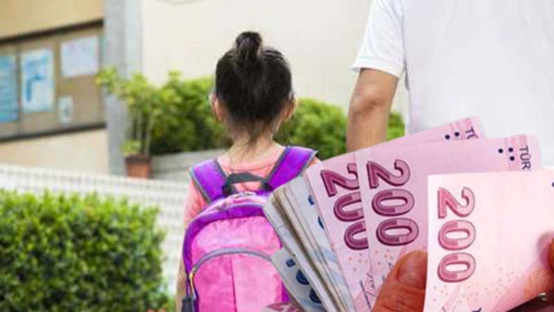 Çocuğu okula giden anne ve babalara müjde!  İşte ödenecek rakam…
