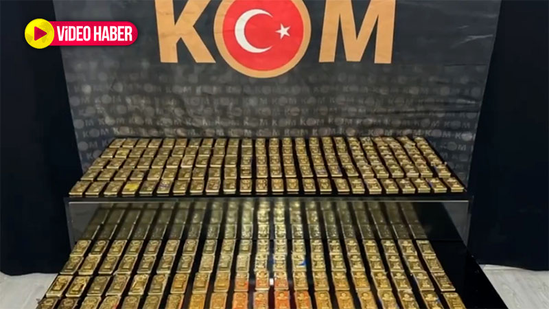 Piyasa değeri 450 milyon… Tam 221 kilo kaçak külçe altın