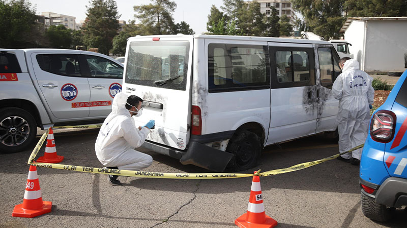 Şanlıurfa’da patlayan lastik hırsızı ele verdi