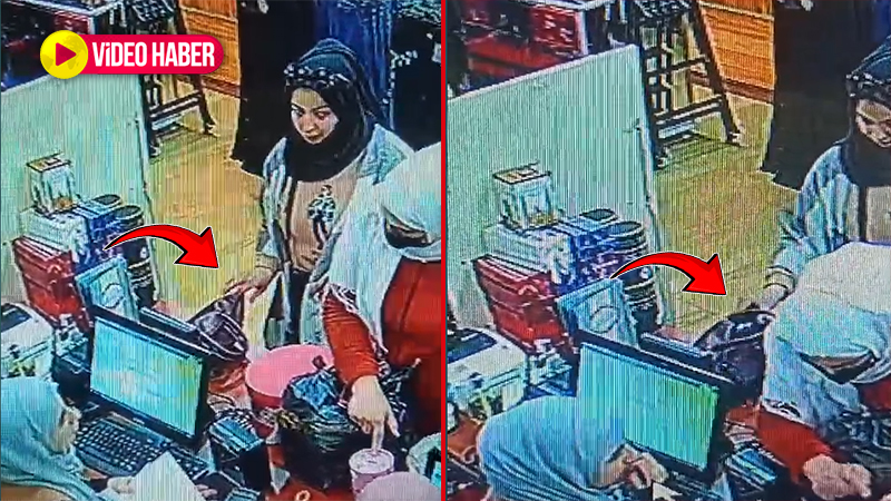 Şanlıurfa’da cüzdan hırsızı güvenlik kamerasına yakalandı