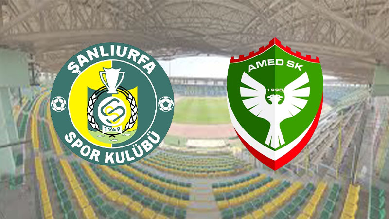 Şanlıurfaspor- Amedspor maçının ilk 11’leri belli oldu