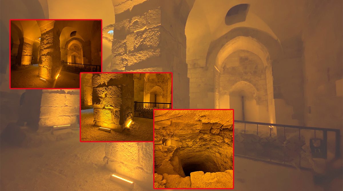 Restorasyon çalışmaları süren Urfa Kalesi’nden yeni fotoğraflar
