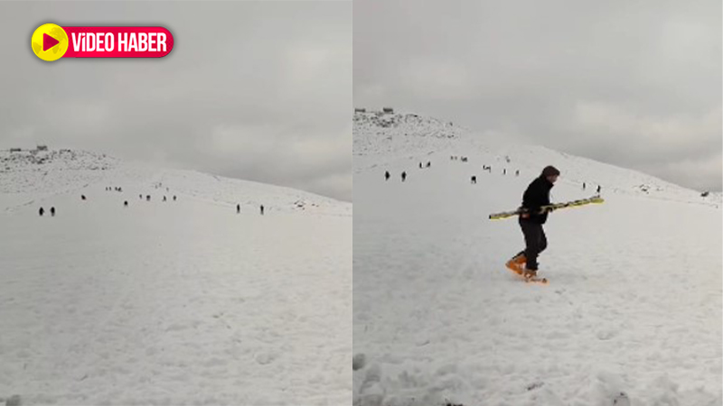 Şanlıurfa’ya lapa lapa kar yağdı! Yeni yılda sezon başladı