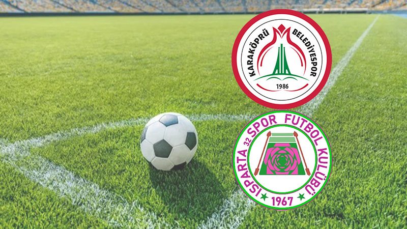 Karaköprü Belediyespor- Isparta 32 Spor maçının ilk 11’leri belli oldu