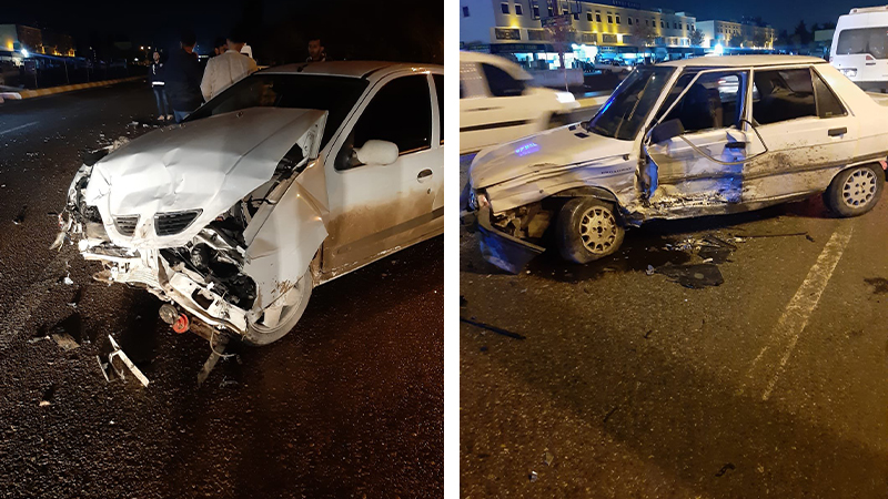 Şanlıurfa’da otomobiller çarpıştı: 2 sürücü ağır yaralandı!